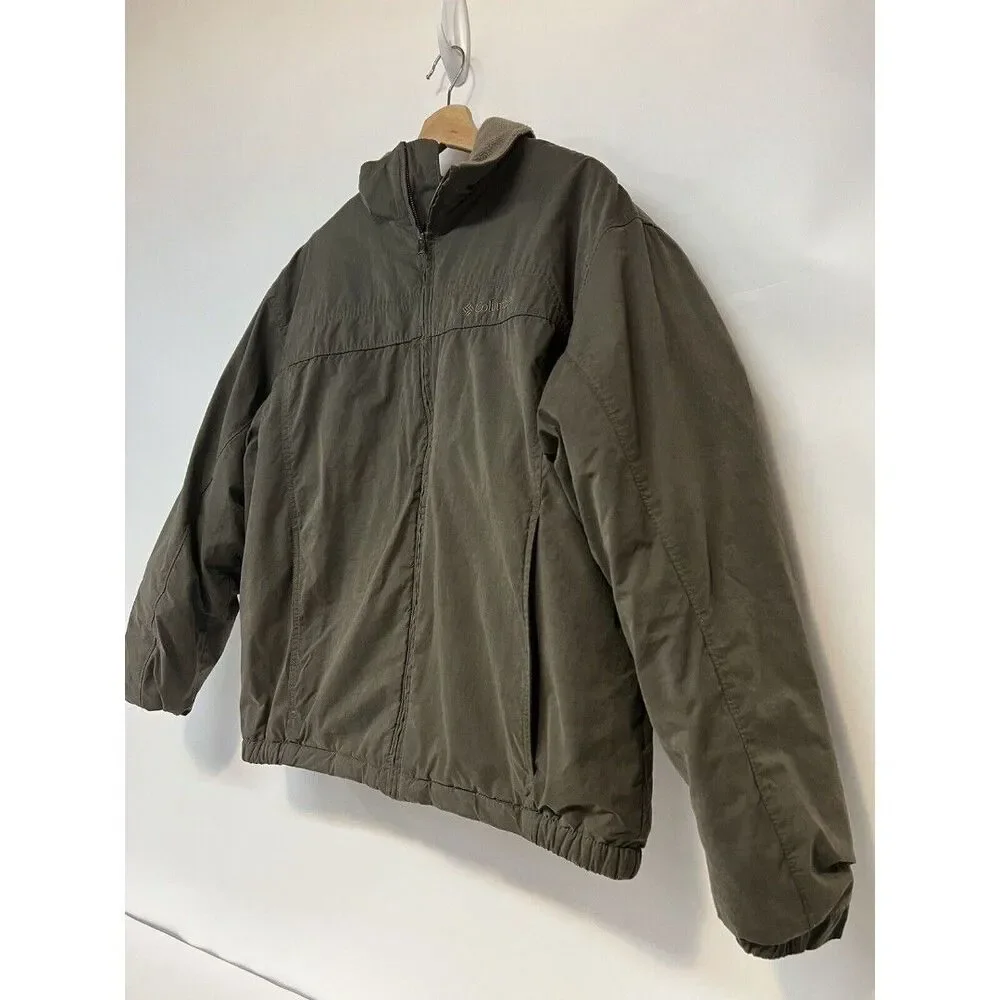 Columbia Fleelined Jacket Men’s Large Charcoal Gray